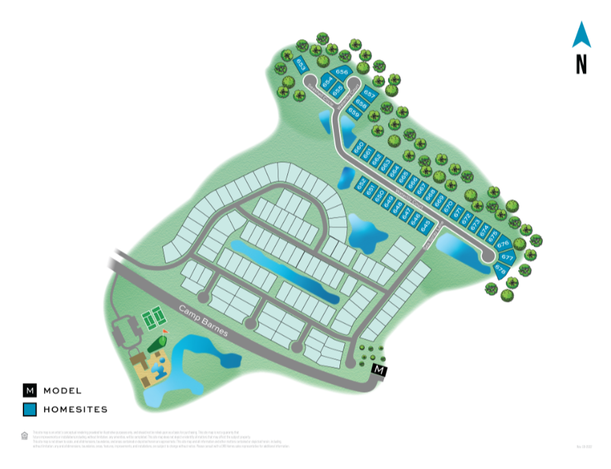 The Estuary Site Plan Delaware Beaches DE DRB Homes