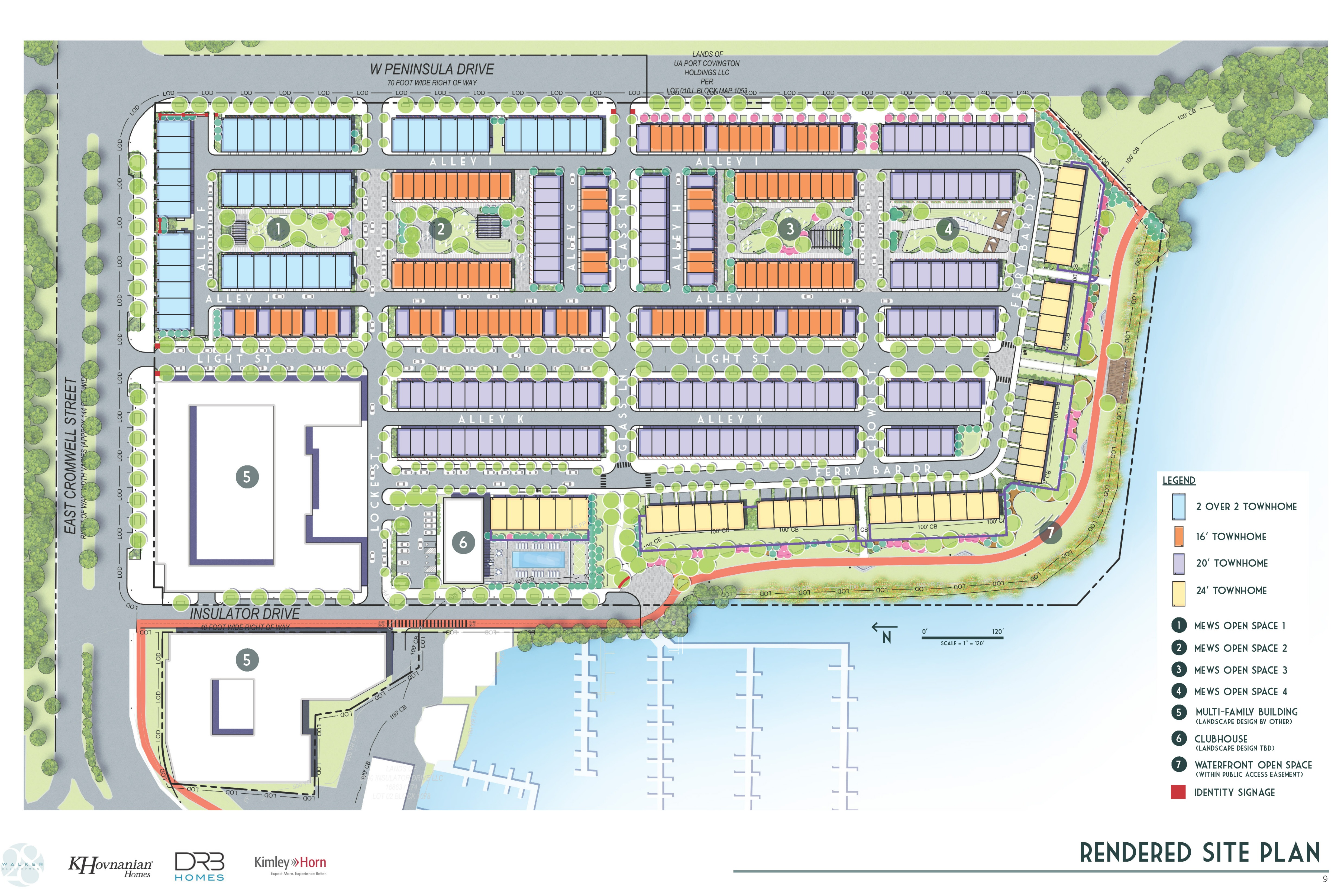 DRB Group announces its first Baltimore City community: Locke Landing at Baltimore Peninsula