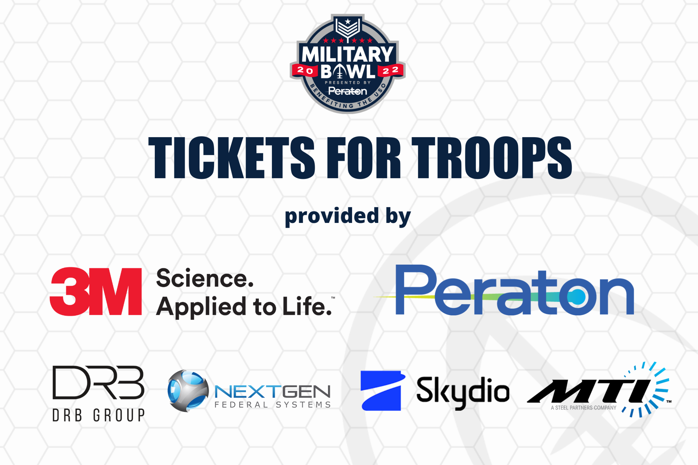 Tickets for military troops: Military Bowl provides complimentary tickets for service members