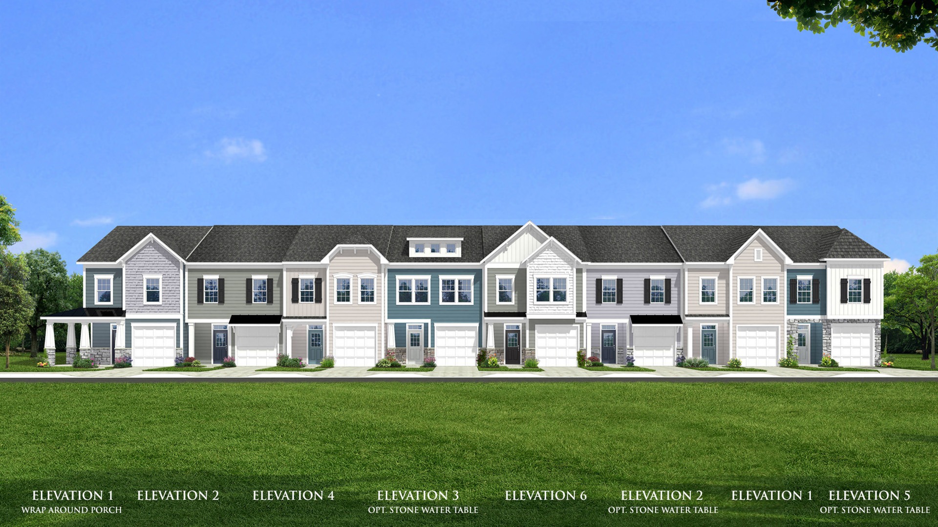 Homesite 622A Hillsdale Place Martinsburg Station Townhomes DRB Homes.